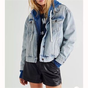 Free People Jolene Denim Trucker Jacket
